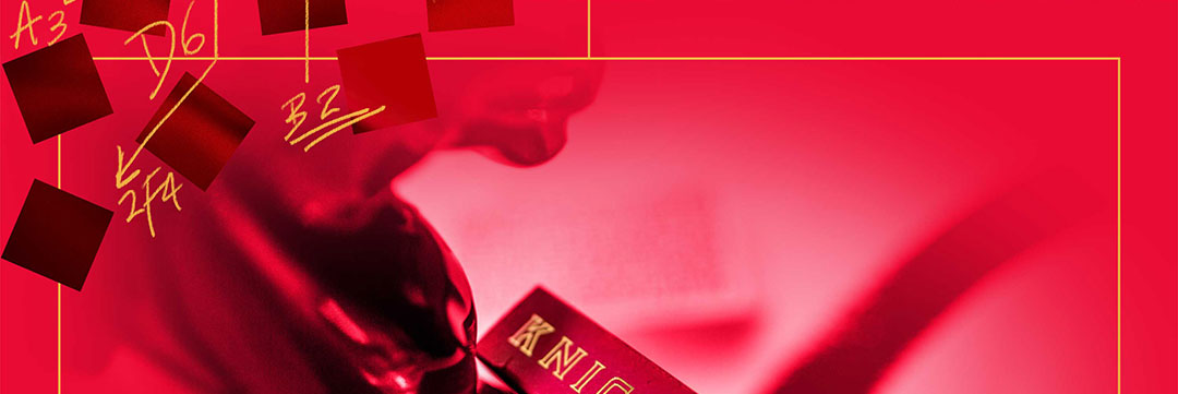 Red Knights Playing Cards